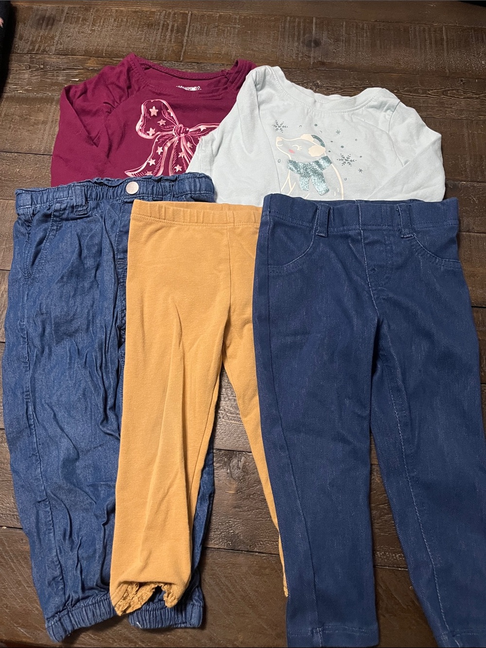 Garanimals Bundle - 2pk Shirts, 5pk pants